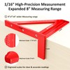 8 inch 3D Multi-Angle Measuring Square Ruler, WT103B High Precision