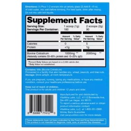 Zenanutrition Zena Nutrition Pure Colostrum, 2000 mg, 90 servings, EXP 11/2027