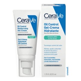 Cerave Oil Control Gel Crema Hidratante Piel Grasa/sebo 52ml Grasa Día/noche