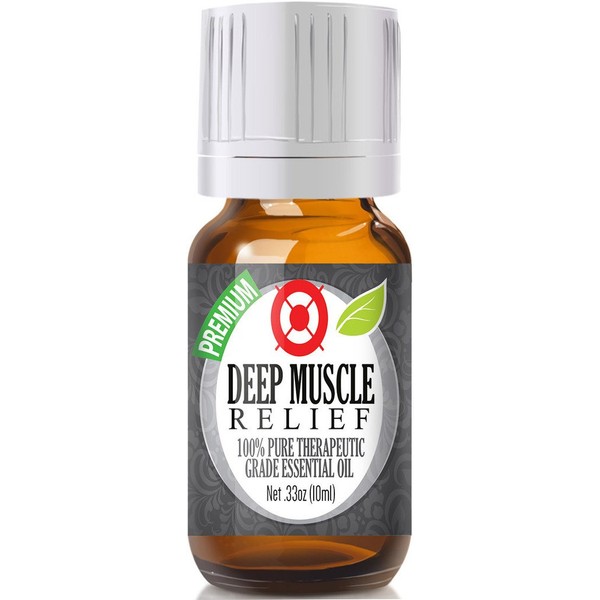 Deep Muscle Relief Blend Essential Oil - 100% Pure Therapeutic Grade Deep Muscle Relief Blend Oil - 10ml