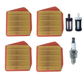 Carburionix FS240 FS260 Air Filter for STIHL FS240 FS240R FS240CE FS260 FS260CE FS360CE FS460CEM FR460TCEM String Trimmer Replace 4147-141-0300 (4 Pack)