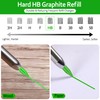 Hiboom 24 Pieces 2.8mm HB Refill for Carpenter Pencil, Study