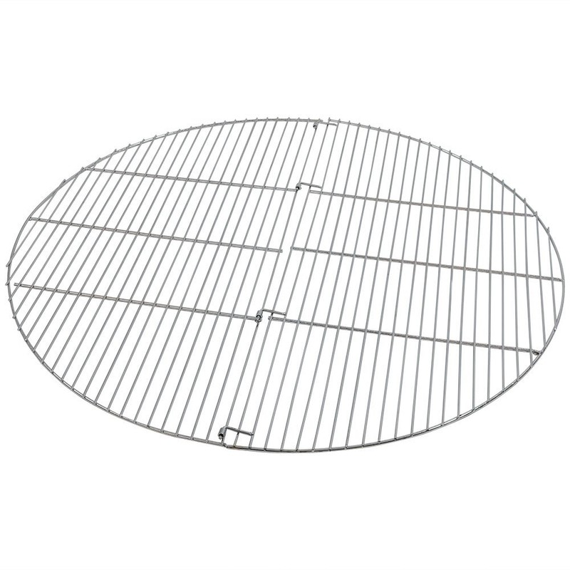 Sunnydaze Foldable Fire Pit Cooking Grill Grate - Heavy-Duty Portable