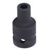 DEWIN Square Tap Socket, 1/2 in Drive M10 Cr Molybdenum