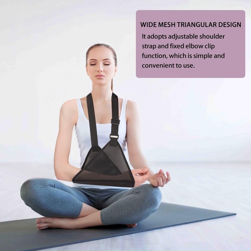 TENGEE Arm Sling Left Arm Sling Breathable Adjustable Medical Arm