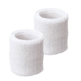 Artec 18765 Plush Terry Cloth Wristband, White