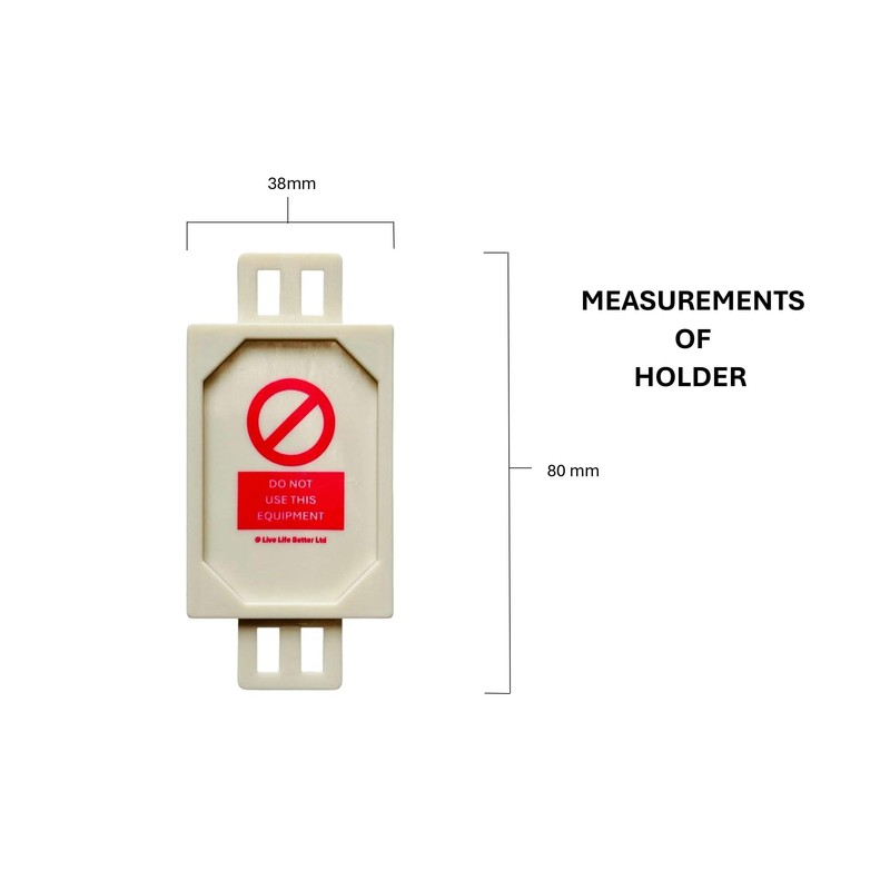 LIVELIFEBETTER® Electrical Safety Inspection (PAT Testing) Mini (PP) Tag and