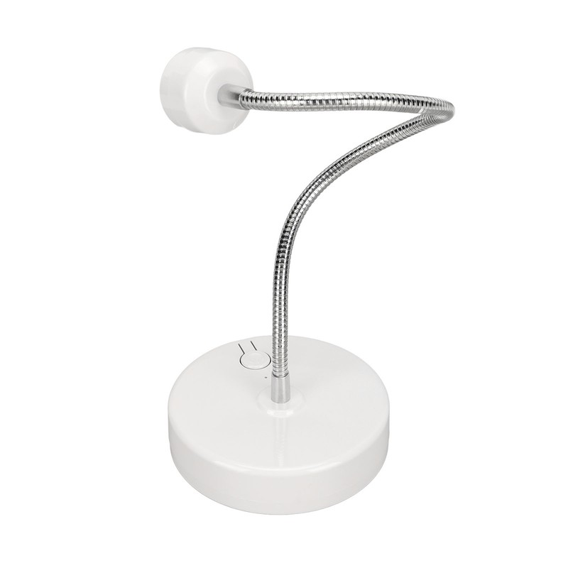 Gooseneck LED Nail Lamp UV 3 Light Chips Rechargeable Nail