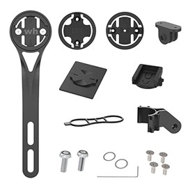 Bike Computer Mount - Out Front Cycling Computer Mount for Road Bikes Integrated Handlebar, Garmin Bike Mount Compatible with GPS Bike Computer,Wahoo,Bryton,Cateye,GoPro Full Range and Flashlight