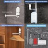 XINYUWIN Stainless Steel Clothes Hanger Storage Rack,Wall Mounted Clothes Hanger