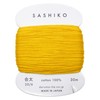 Dharma Sashiko Yarn, Card Roll, COL.204, Sunflower, Approx. 98.8 ft