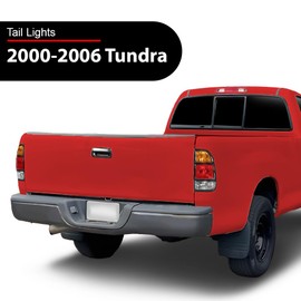 DOTCOM Tail Lights Rear Brake Lamp Assembly w/Wiring Harness, Compatible with Toyota Tundra Regular Cab & Access Cab 2000-2006,Fit Fleetside Truck Bed Models TO2800129, TO2801129