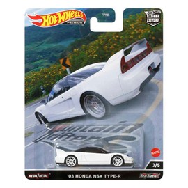 Hot Wheels Collector Honda NSX-R NA2 Vehículo de Juguete para niños de 3 años en adelante a Escala 1:64 con Estilos realistas y Decoraciones auténtica