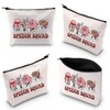 Funny Speech Squad Makeup Bag SLP Gift Speech Language Pathologist
