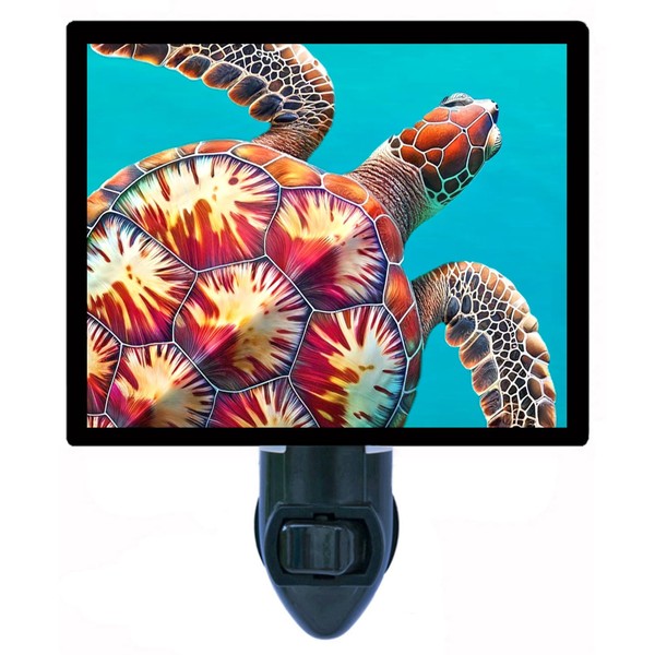 LED Night Light, Turtle Dream – Sea Turtle Design, Fully