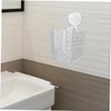 CAXUSD 2pcs Suction Cup Bathroom Tissue Holder Wall Mounted Wipes