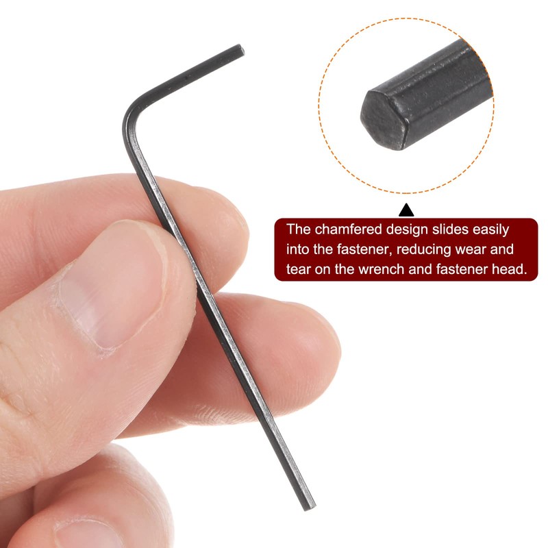 sourcing map 50pcs Hex Key Wrench 1.5mm Metric CR-V L