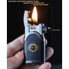 Leather Lighter Soft Flame Antique Style Refillable Vintage Candle Lighters