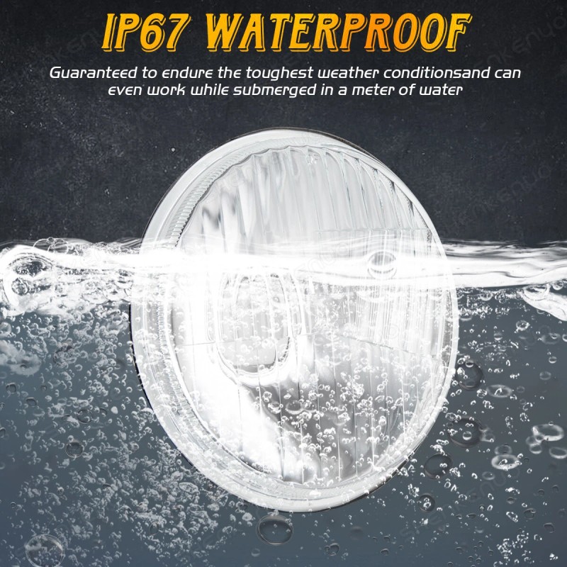 SHENKENUO For 2001-2002 Ducati Monster S4 5.75" inch Round Headlight