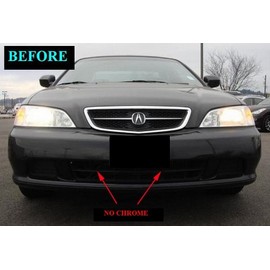 312 MOTORING Compatible With ACURA TL 1999-2001 LOWER CHROME GRILL GRILLE KIT 2000 99 00 01