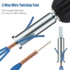 Fowecry Wire Turning Tool, 3/5 Way Wire Stripping Tool, Wire