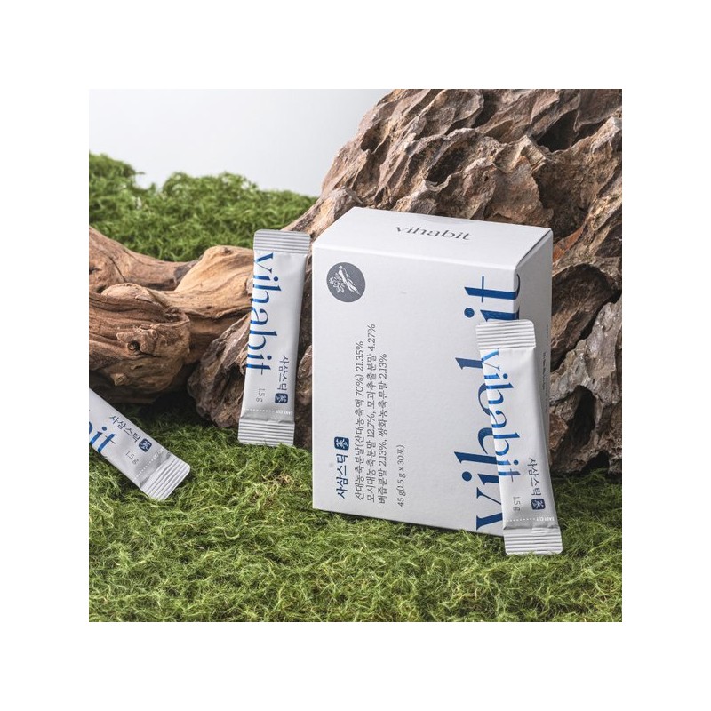 Vital Habit 사삼스틱 사삼 잔대 모시대 모과 목관리 Sasan Stick