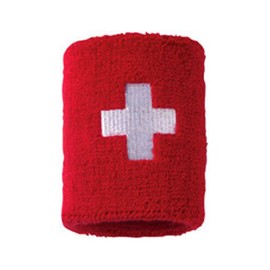 Wristband/bracelet/wrist band with flag Switzerland/1 Piece