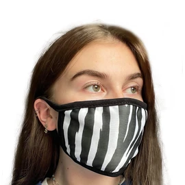 Komonee Adults Face Mask Washable Reusable Trendy Dustproof Zebra Animal Print Cloth Mouth Cover Covering For Boys Girls Outdoors Indoors Childrens School Protection