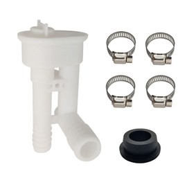 Bydorunce 385316906 Vacuum Breaker Kit Leaking Stopped Compatible with Dometic Sealand Traveler Toilets Without Hand Sprayer Hook Up