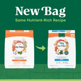 Nutro Ultra High Protein Dry Puppy Food, Trio of Proteins from Chicken, Lamb and Salmon, 12 lb. Bag