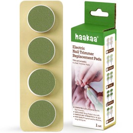 haakaa Electric Nail Trimmer Replacement Pads Baby Nail Trimmer Heads Compatible with All haakaa Nail Trimmers, Suitable for 12+Months, Matcha