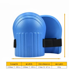 Kenhihi Gardening Knee Pads for Women and Men - Lightweight Waterproof Foam, and Easy Fit Knee Pads for Gardening with Adjustable Hook'n'Loop Straps - Perfect Womens for Work (Blue)