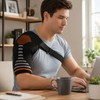 Compression Shoulder Support Brace for Daily Stability – Breathable Adjustable