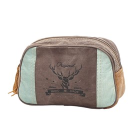 Myra Bag Original clásico Print Kit de maquillaje de piel y lona reciclada S-1010, Varios colores