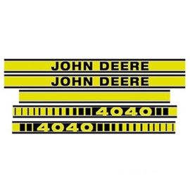 Tractor Decal Set Hood 4040 Yellow fits John Deere 4040 JD4040TP