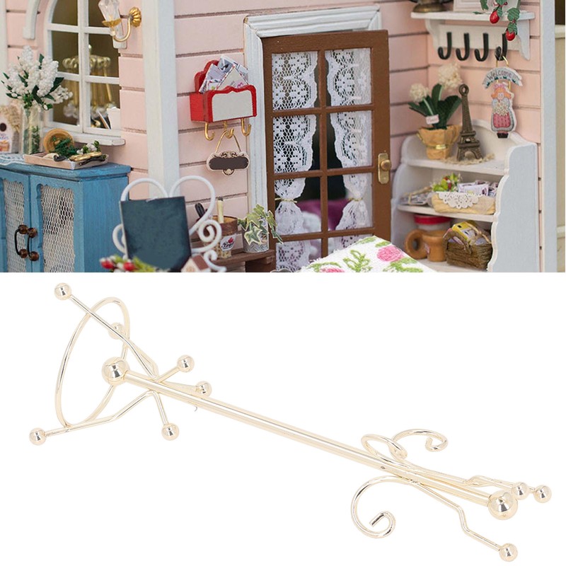1:12 Scale Dollhouse Coat Rack Miniatures Dollhouse Hat Coat Rack