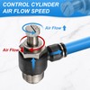 sourcing map 3pcs Air Flow Control Valve 10mm Tube OD
