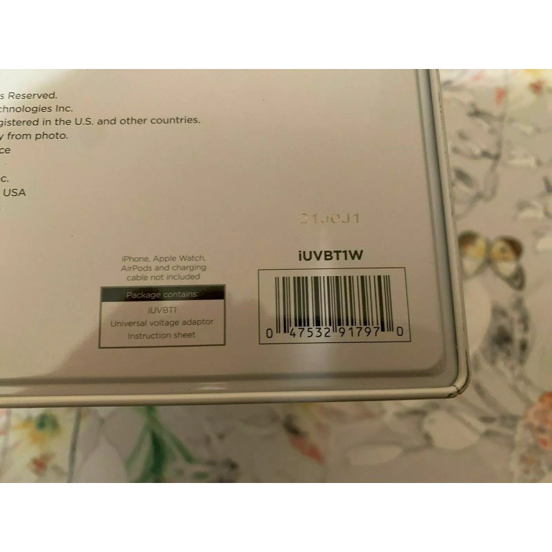 iHome POWER UVC PRO 360° UV-C Sanitizer with Bluetooth Speaker