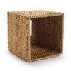 Cosmetic Tissue Boxes Square Rattan Tissue Box Dispenser for Home