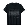Bible Verse Mark 12:29-31 Christian Jesus Psalm Scripture T-Shirt