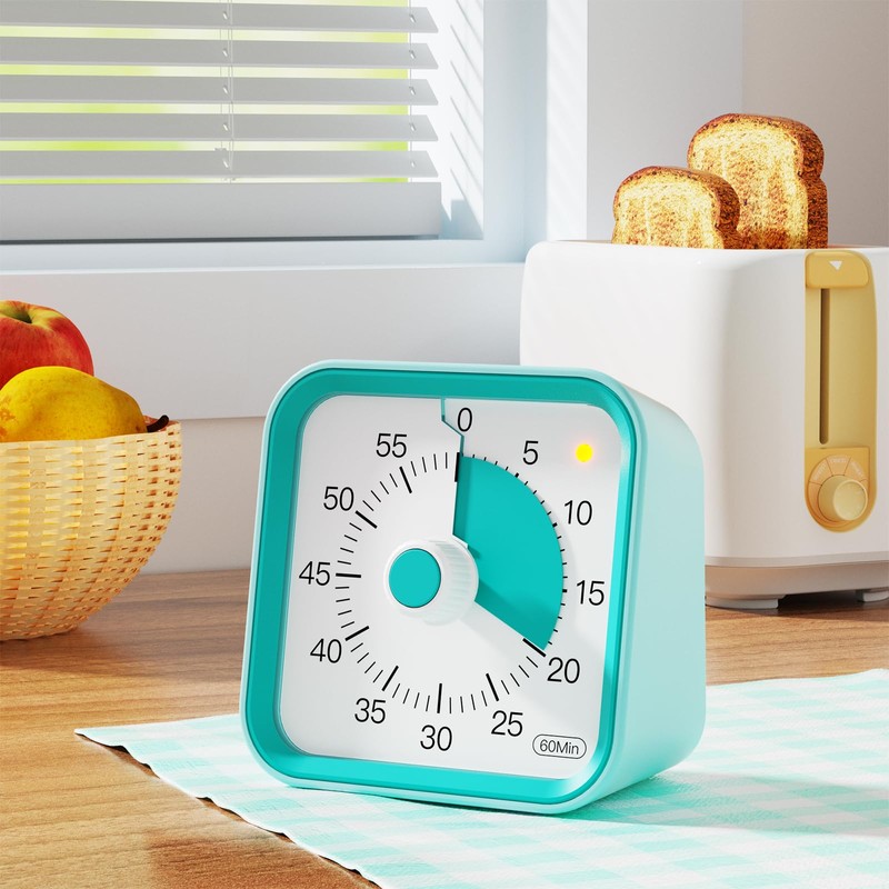 InfPokid Visual Timer for Kids with Pause Function, 60 Minute