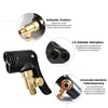 VZU 2 Stück Autoventil Hebelstecker, Messing Autoventil Adapter, Amerikanisches und