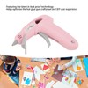 Cordless Hot Glue Gun Kit, Rechargeable Fast Preheating Mini Glue