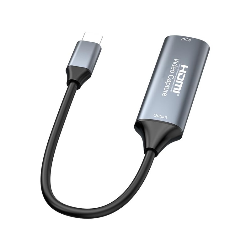 F.QYNing HDMI Video Capture, 4K 30Hz USB C 2.0 Video