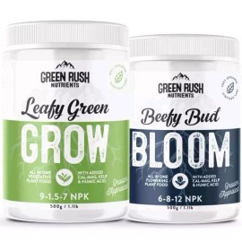 GREEN RUSH NUTRIENTS Leafy Green Grow 9-1.5-7- 2oz Sample