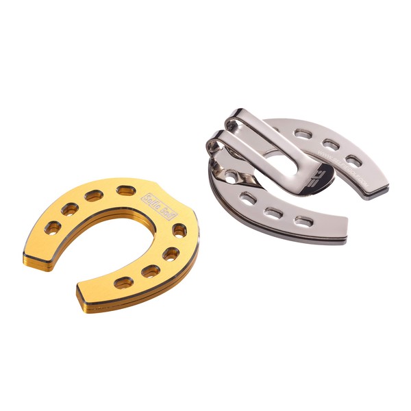 SelfieGOLF SelfieTotem Horseshoe Golf Ball Marker and Hat Clip for