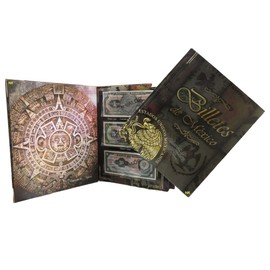 Numart Album para Billetes DE Mexico con 32 Espacios para Billetes por Tipo Pasta Dura