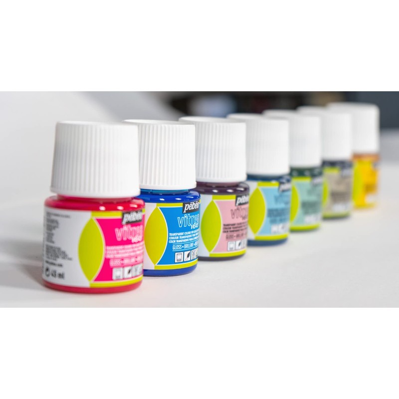 PEBEO 113053 - Transparent Glass Paint Vitrea 160°C - Frosting