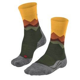 FALKE TK2 Men's Hiking Socks Medium Padding Anti-Bubble Long Warm Trekking Socks Breathable Quick-Drying Climate Regulating Odour-Inhibiting Wool Functional Material 1 Pair