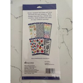 Sticko Themed Sticker 27PC First Day of School Numbers A B C Crayons Star Lunch